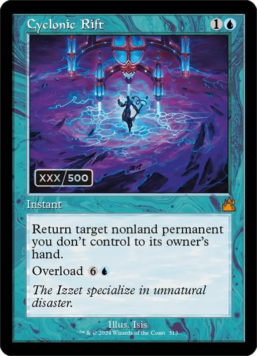 Cyclonic Rift (Retro) (Serialized) [Ravnica Remastered] - MTG Single