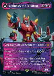 Cyclonus the Saboteur // Cyclonus Cybertronian Fighter (Shattered Glass) [Transformers] - MTG Single