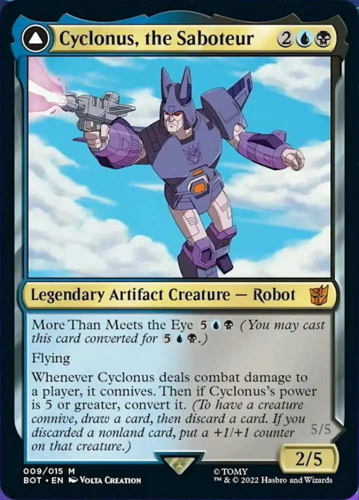 Cyclonus the Saboteur // Cyclonus Cybertronian Fighter [Transformers] - MTG Single