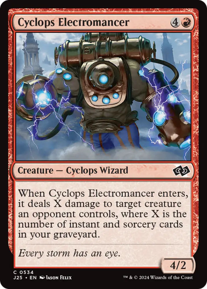 Cyclops Electromancer [Foundations Jumpstart] - MTG Single
