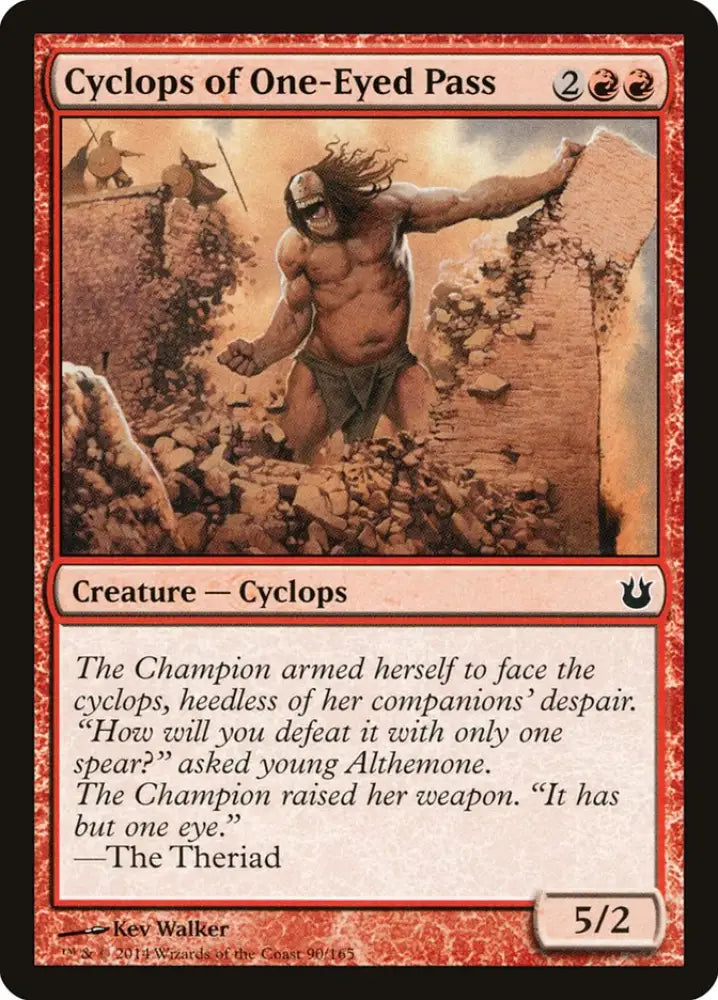 Cyclops of One-Eyed Pass [Born of the Gods] - MTG Single