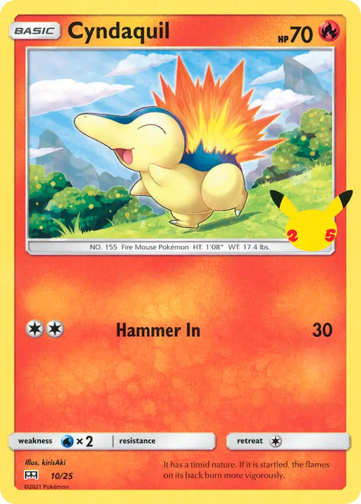 Cyndaquil (10/25) [McDonald’s 25th Anniversary] - Pokemon Single