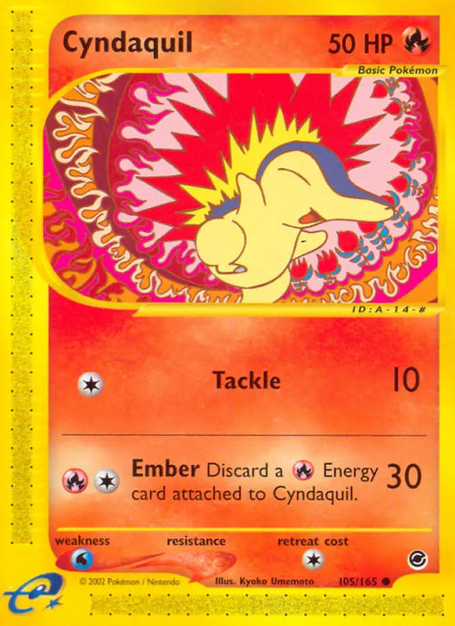 Cyndaquil (105/165) [Expedition: Base Set] - Pokemon Single