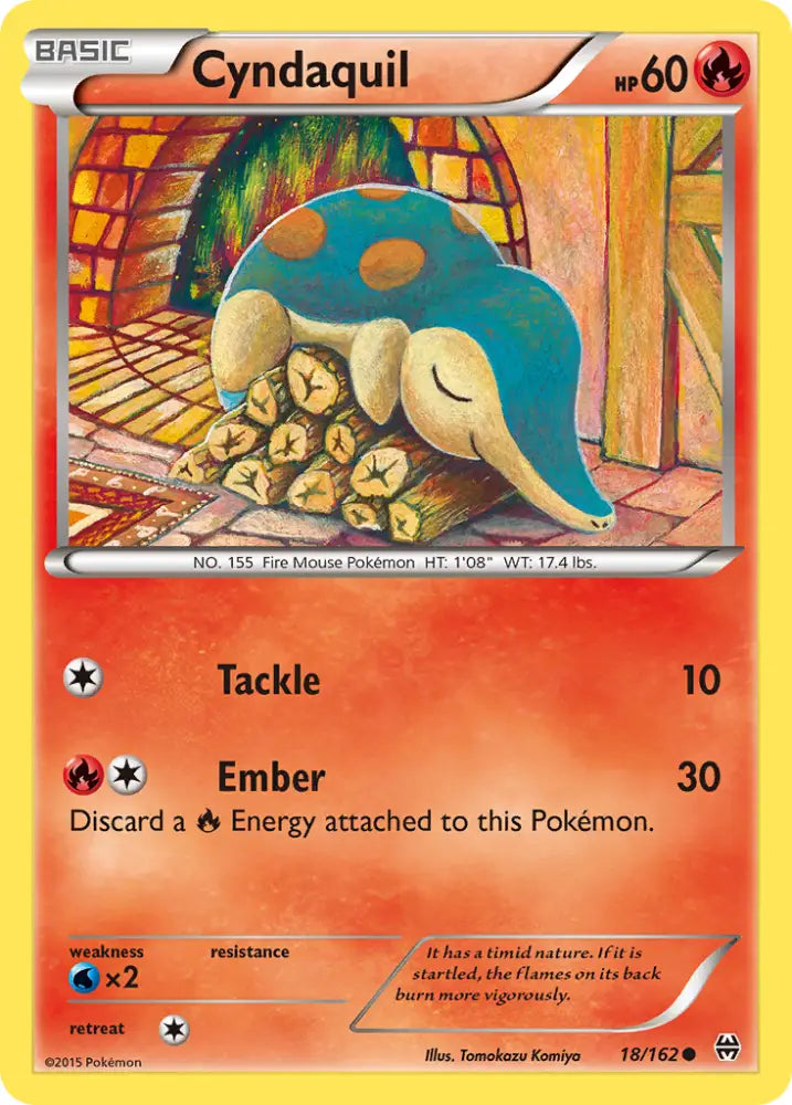 Cyndaquil (18/162) [XY: BREAKthrough] - Pokemon Single