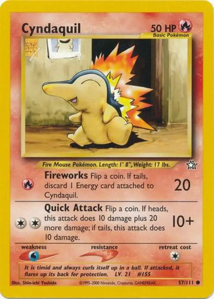 Cyndaquil (57/111) [Neo Genesis Unlimited] - Pokemon Single