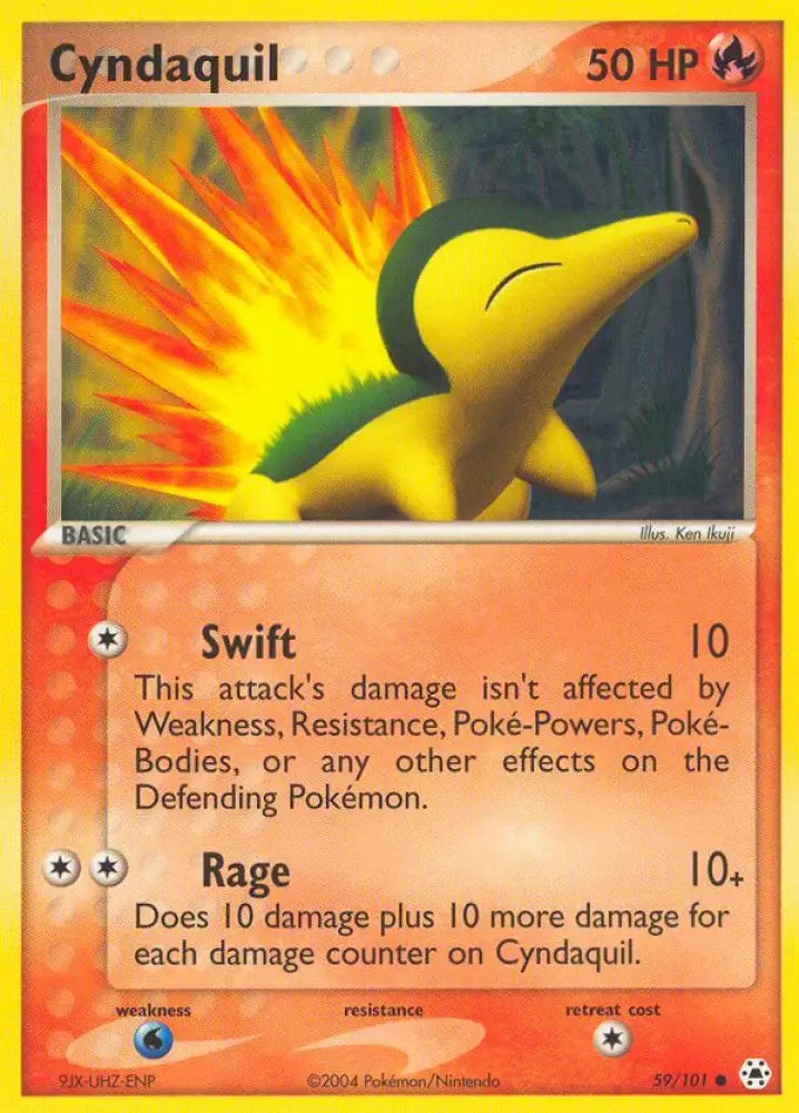 Cyndaquil (59/101) [EX: Battle Stadium] - Pokemon Single