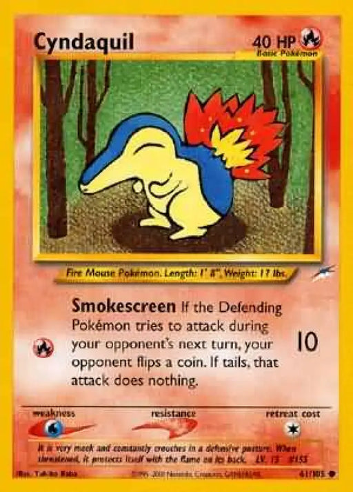 Cyndaquil (61/105) [Neo Destiny Unlimited] - Pokemon Single