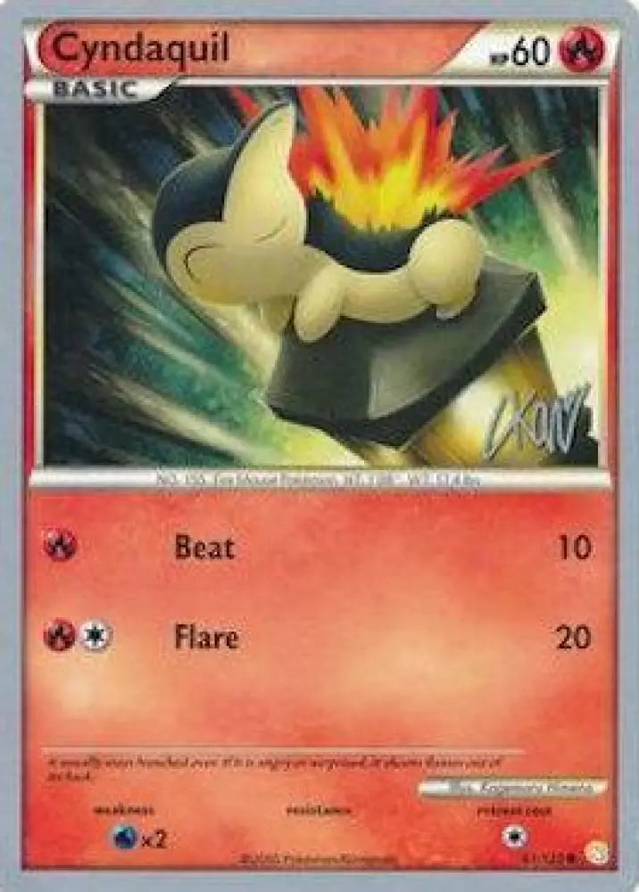 Cyndaquil (61/123) (Reshiphlosion - Christopher Kan) [World Championships 2011] - Pokemon Single