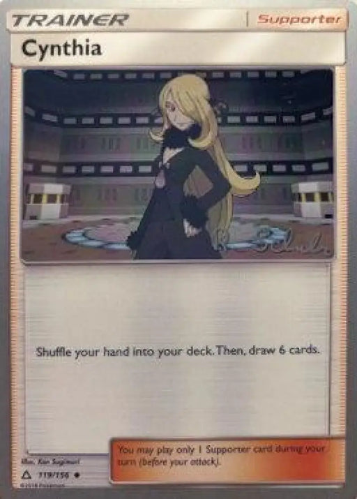 Cynthia (119/156) (Victory Map - Robin Schulz) [World Championships 2018] - Pokemon Single