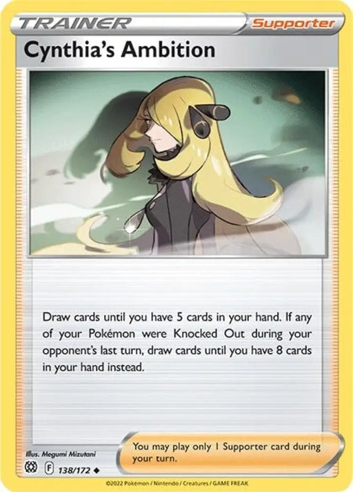 Cynthia’s Ambition (138/172) [Sword & Shield: Brilliant Stars] - Pokemon Single