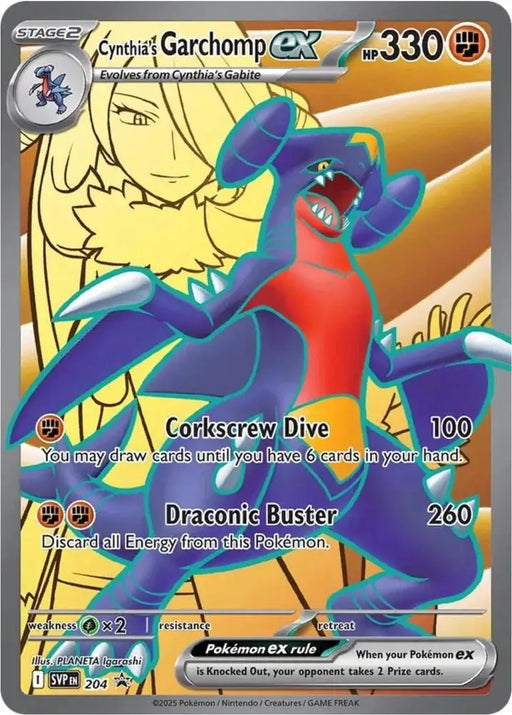 Cynthia's Garchomp ex (204) [SV Scarlet and Violet Promo Cards]