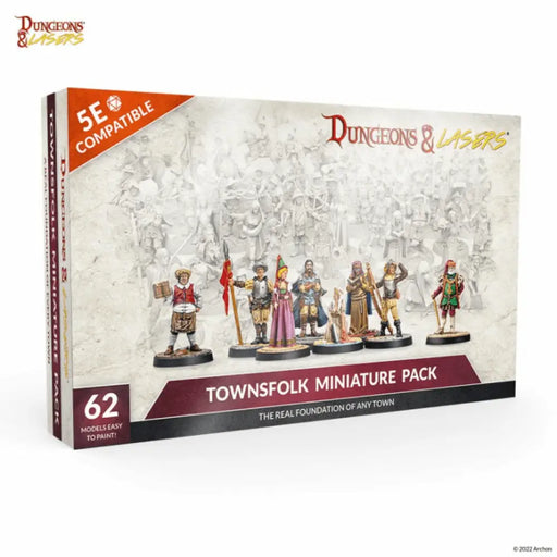 D&L: Townsfolk Miniature Pack - Role Playing Game