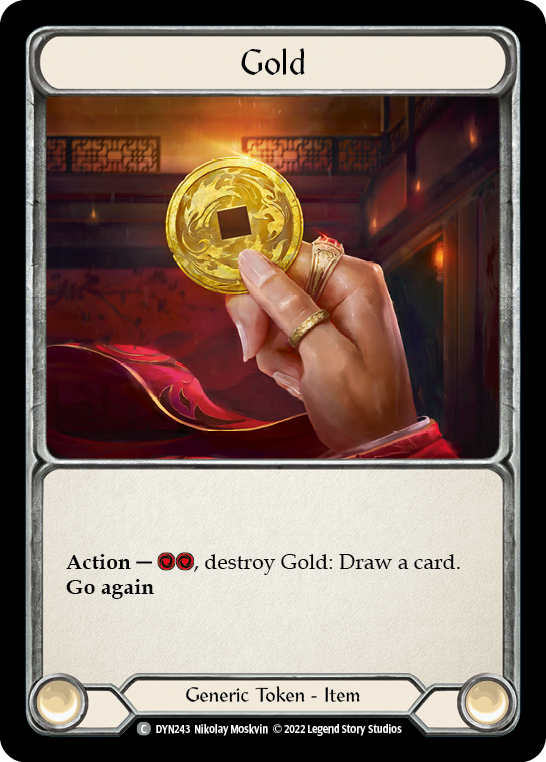 Gold [Dynasty] Rainbow Foil
