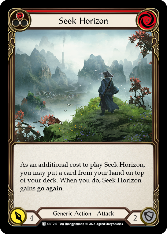 Seek Horizon (Red) [Outsiders]