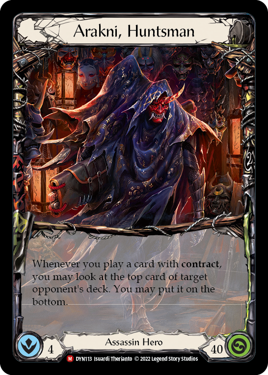 Arakni, Huntsman [Dynasty] Rainbow Foil