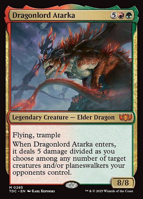 Dragonlord Atarka (285) [Tarkir: Dragonstorm Commander]