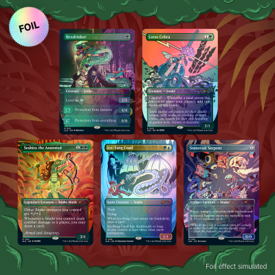 Secret Lair : Ssssssnakessssss Edition Foil