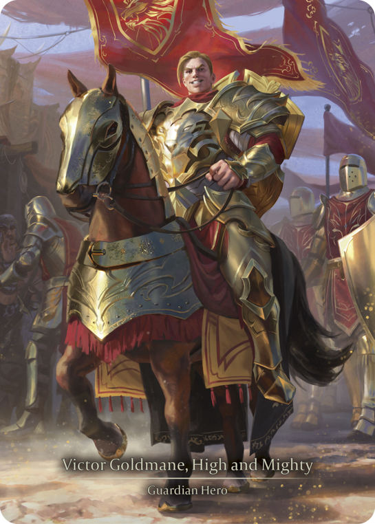 Victor Goldmane, High and Mighty (Marvel) [Heavy Hitters] Cold Foil