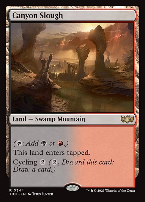 Canyon Slough (344) [Tarkir: Dragonstorm Commander]