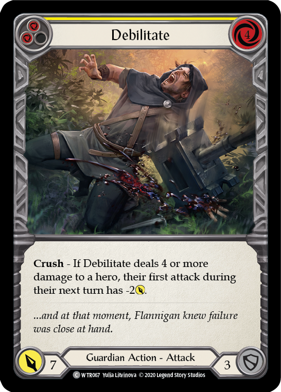 Debilitate (Yellow) [Welcome to Rathe Unlimited] Unlimited Normal