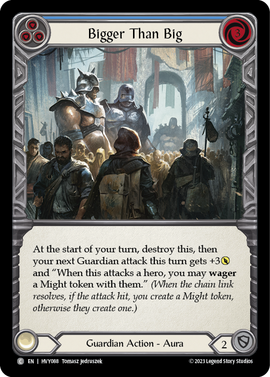 Bigger Than Big (Blue) [Heavy Hitters] Rainbow Foil