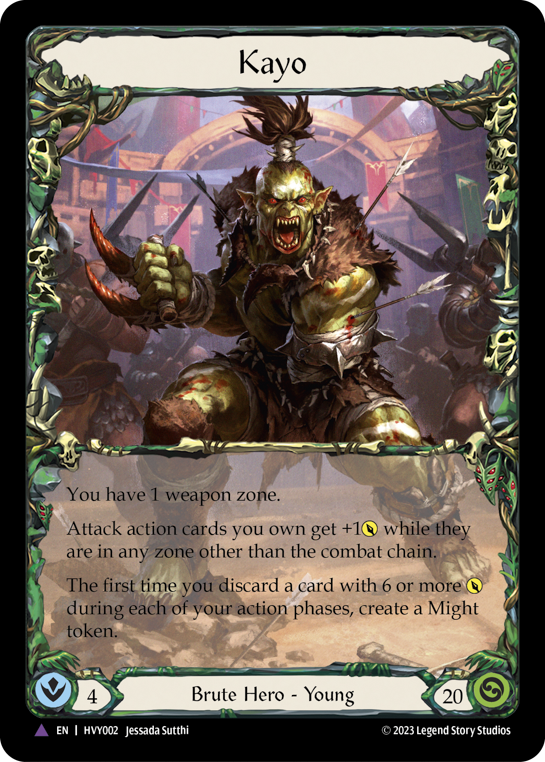 Kayo (Marvel) [Heavy Hitters] Cold Foil