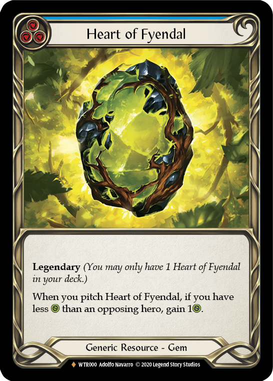 Heart of Fyendal [Welcome to Rathe Unlimited] Unlimited Rainbow Foil