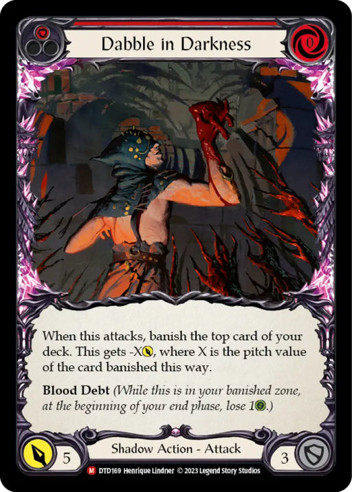 Dabble in Darkness [Dusk Till Dawn] Rainbow Foil - Flesh And Blood Single