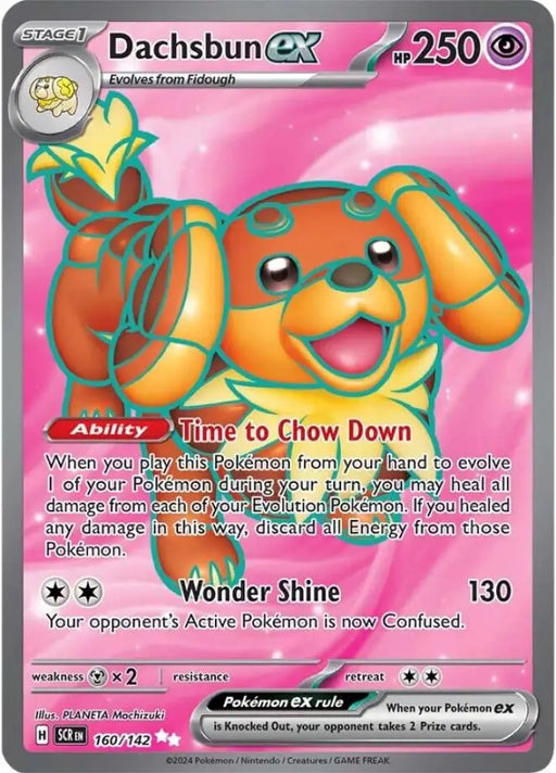 Dachsbun ex (160/142) [Scarlet & Violet: Stellar Crown] - Pokemon Single
