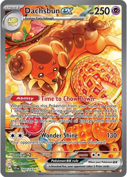 Dachsbun ex (169/142) [Scarlet & Violet: Stellar Crown] - Pokemon Single