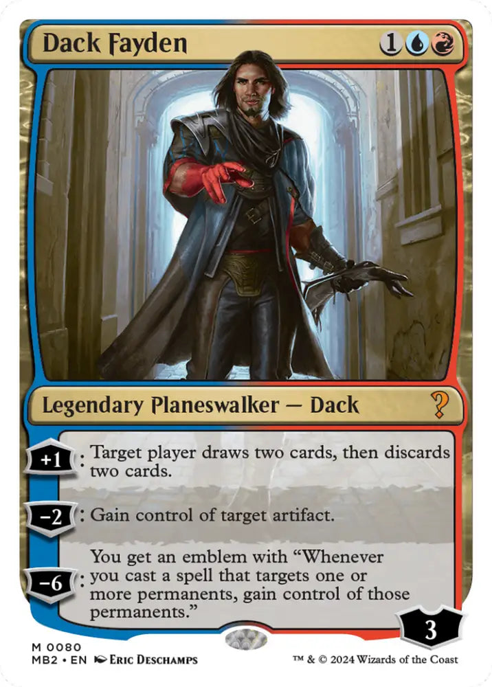 Dack Fayden (White Border) [Mystery Booster 2] - MTG Single