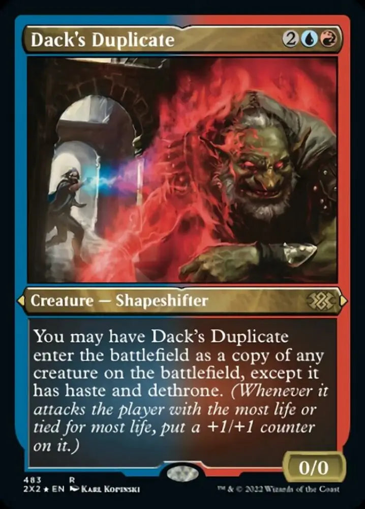 Dack’s Duplicate (Foil Etched) [Double Masters 2022] - MTG Single