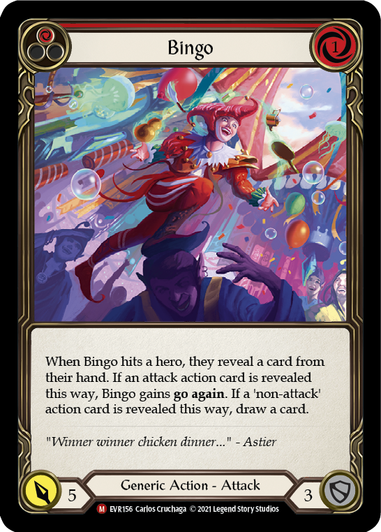 Bingo [Everfest] 1st Edition Rainbow Foil