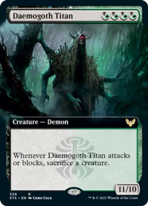Daemogoth Titan (Extended Art) [Strixhaven: School of Mages] - MTG Single