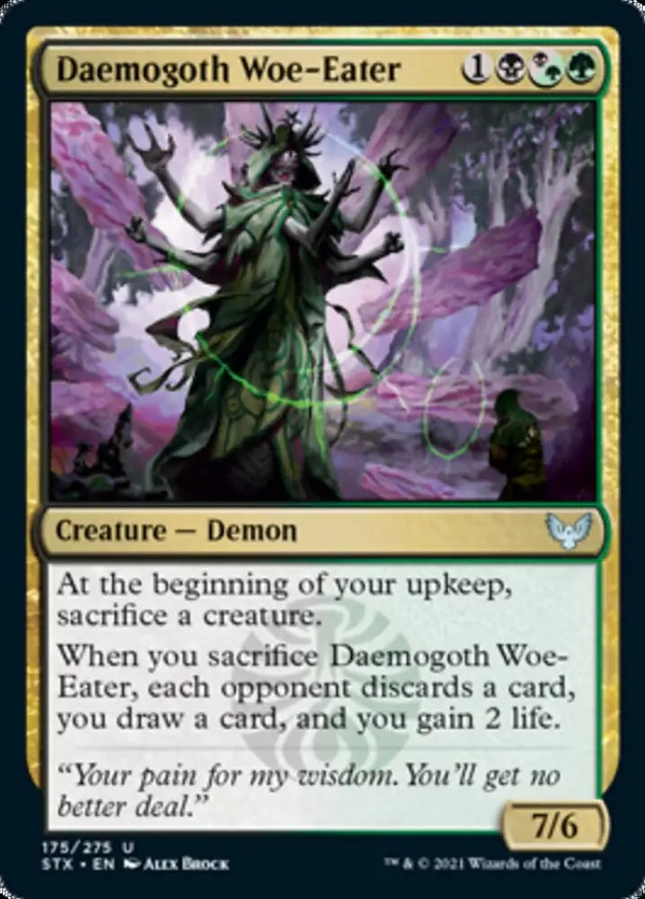 Daemogoth Woe-Eater [Strixhaven: School of Mages] - MTG Single