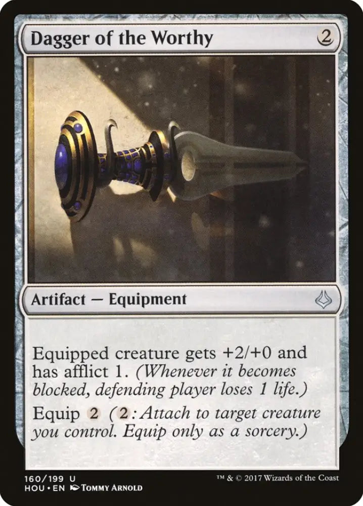 Dagger of the Worthy [Hour of Devastation] - MTG Single