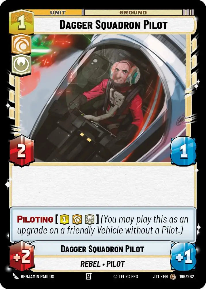 Dagger Squadron Pilot (196/257) [Jump to Lightspeed] - Star Wars: Unlimited Single