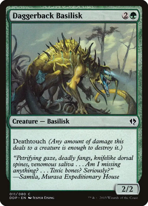 Daggerback Basilisk [Duel Decks: Zendikar vs. Eldrazi] - MTG Single