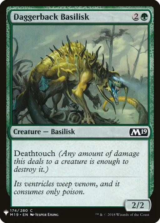 Daggerback Basilisk [Mystery Booster] - MTG Single