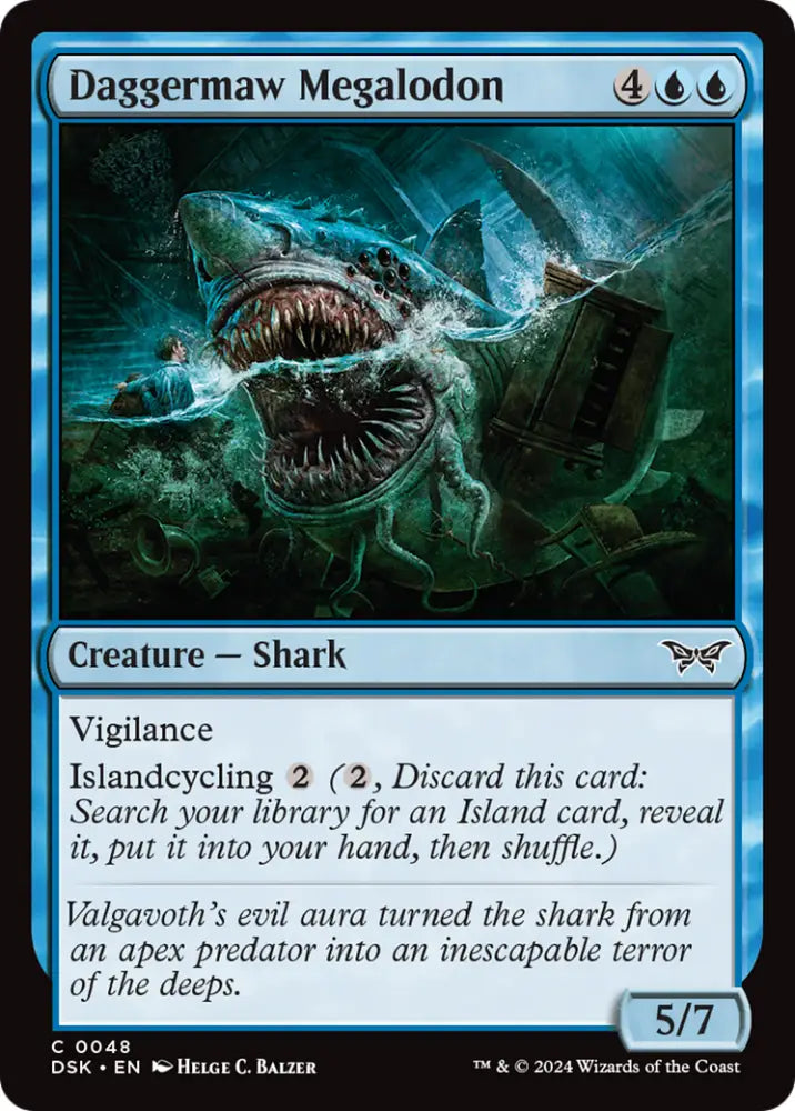 Daggermaw Megalodon [Duskmourn: House of Horror] - MTG Single