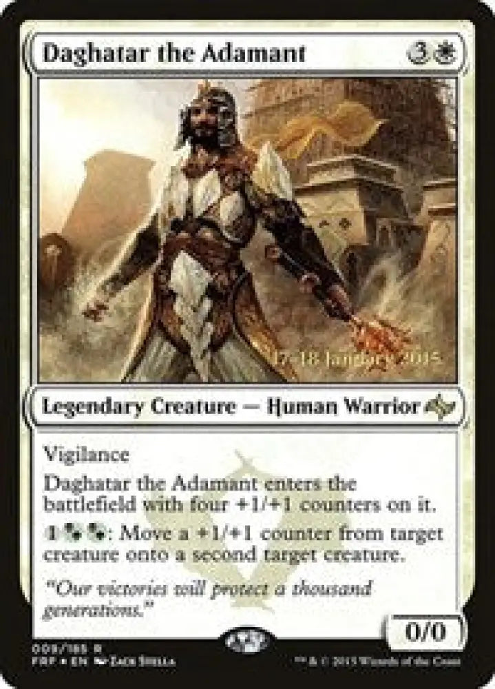 Daghatar the Adamant (9) [Prerelease Cards]