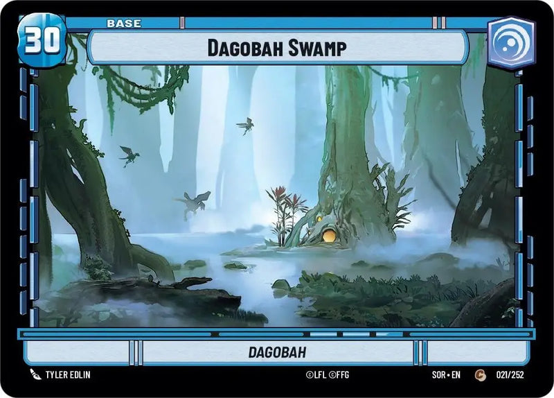 Dagobah Swamp // Shield (21 // T02) [Spark of Rebellion] - Star Wars: Unlimited Single