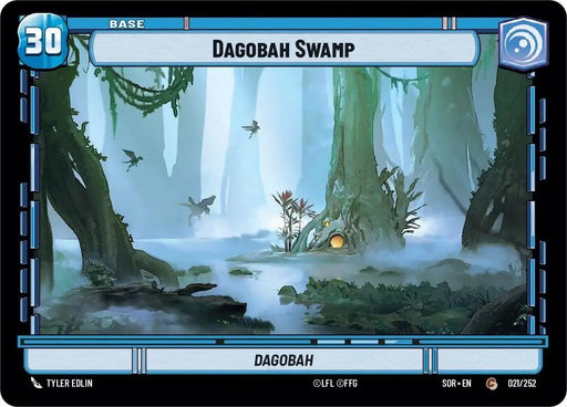 Dagobah Swamp // Shield (21 // T02) [Spark of Rebellion] - Star Wars: Unlimited Single