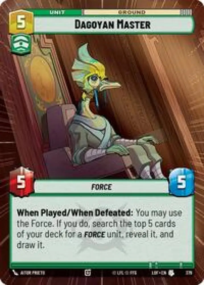 Dagoyan Master (Hyperspace) (379) [Legends of the Force]