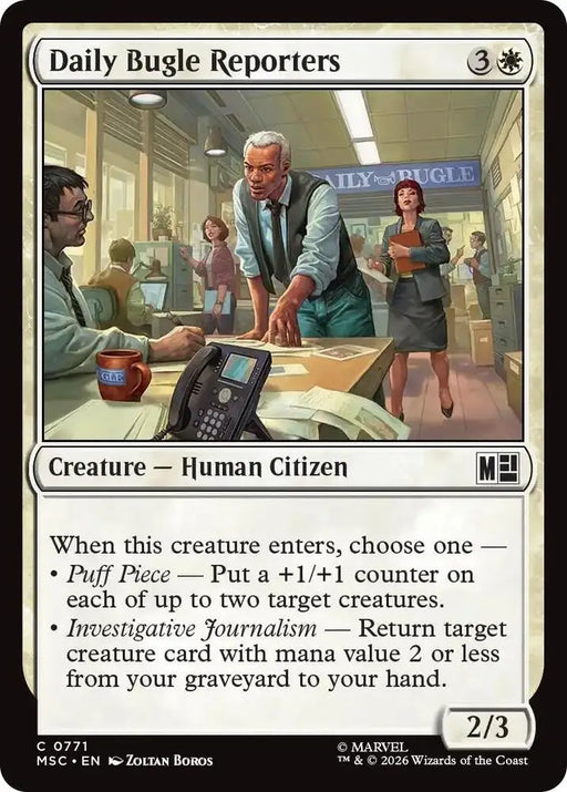 Daily Bugle Reporters (771) [Marvel Super Heroes Commander]