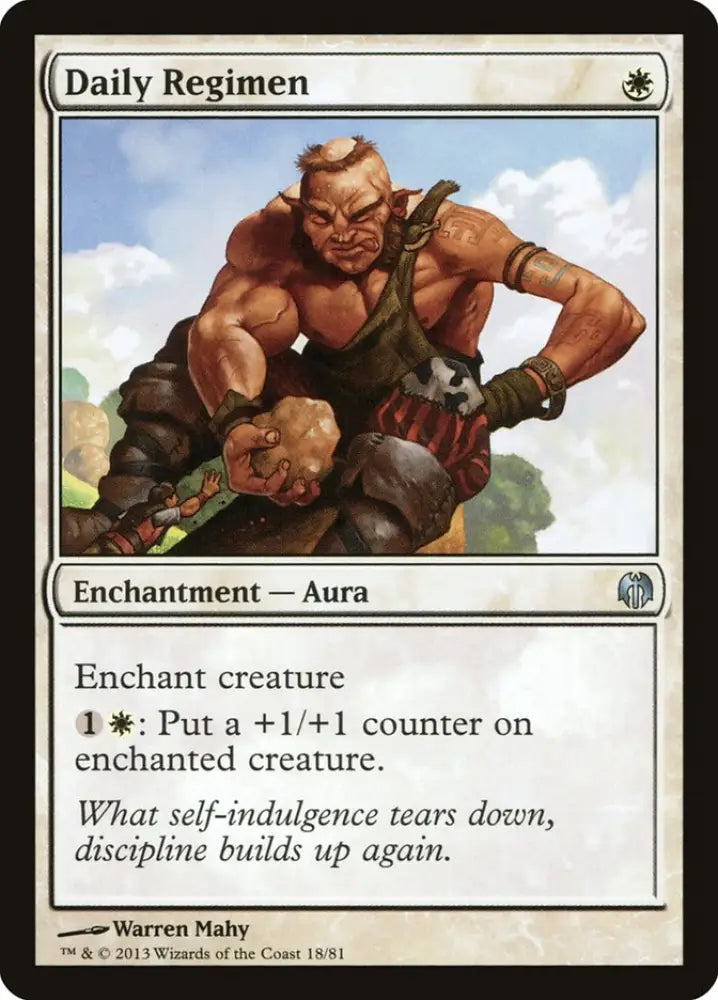 Daily Regimen [Duel Decks: Heroes vs. Monsters] - MTG Single