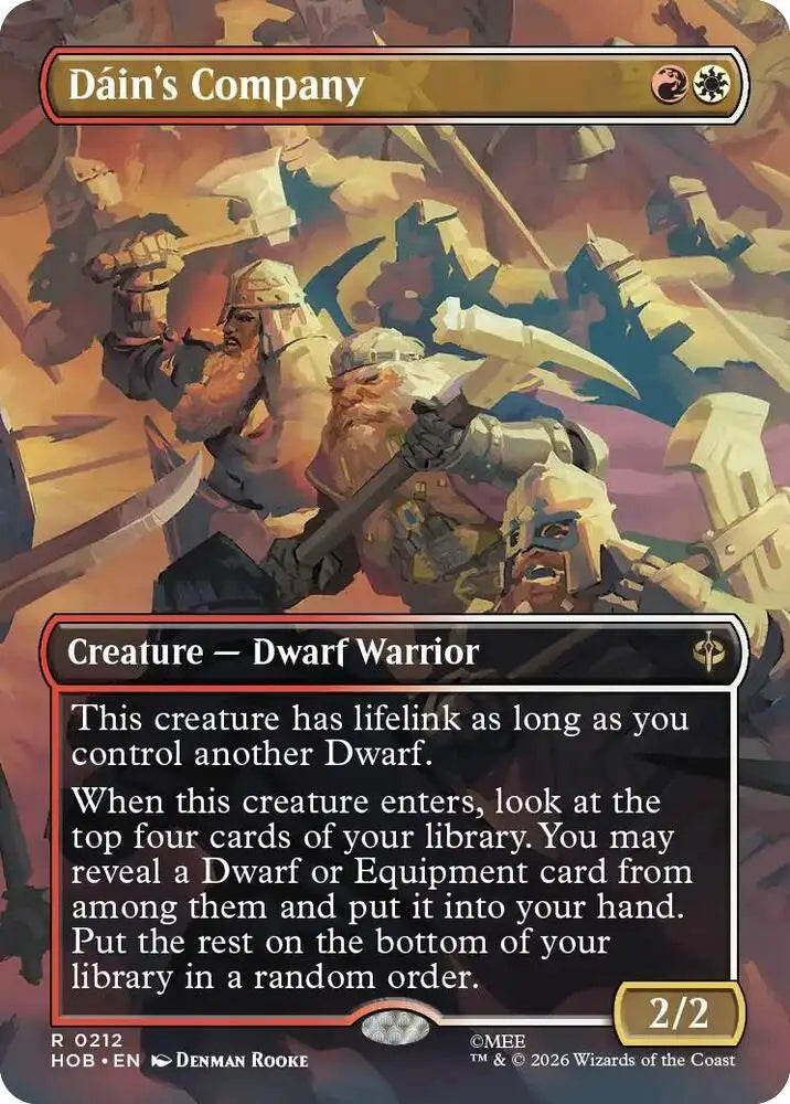 Dain's Company (Borderless) (212) [The Hobbit]