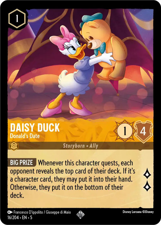 Daisy Duck - Donald’s Date (16/204) [Shimmering Skies] - Lorcana Single