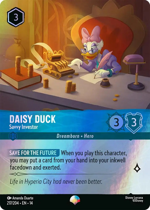 Daisy Duck - Savvy Investor (Epic) (217/204) [Hyperia City]