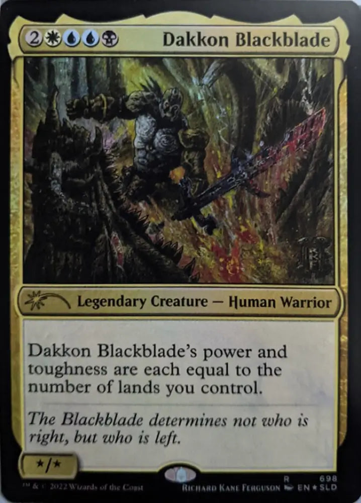 Dakkon Blackblade [Secret Lair Drop Promos] - MTG Single